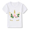 Tee shirt Licorne florale
