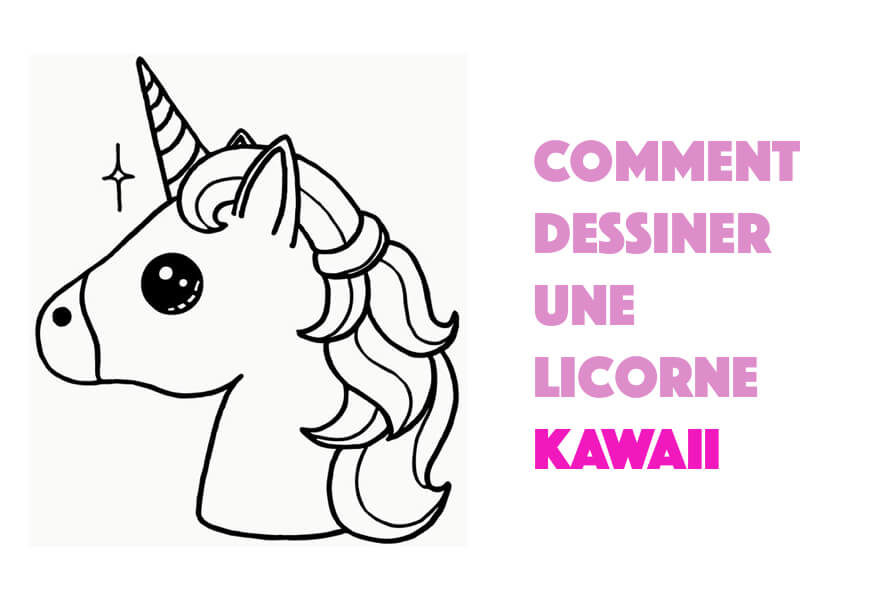 Comment dessiner une Licorne Kawaii | Méthode facile | LiLicorne